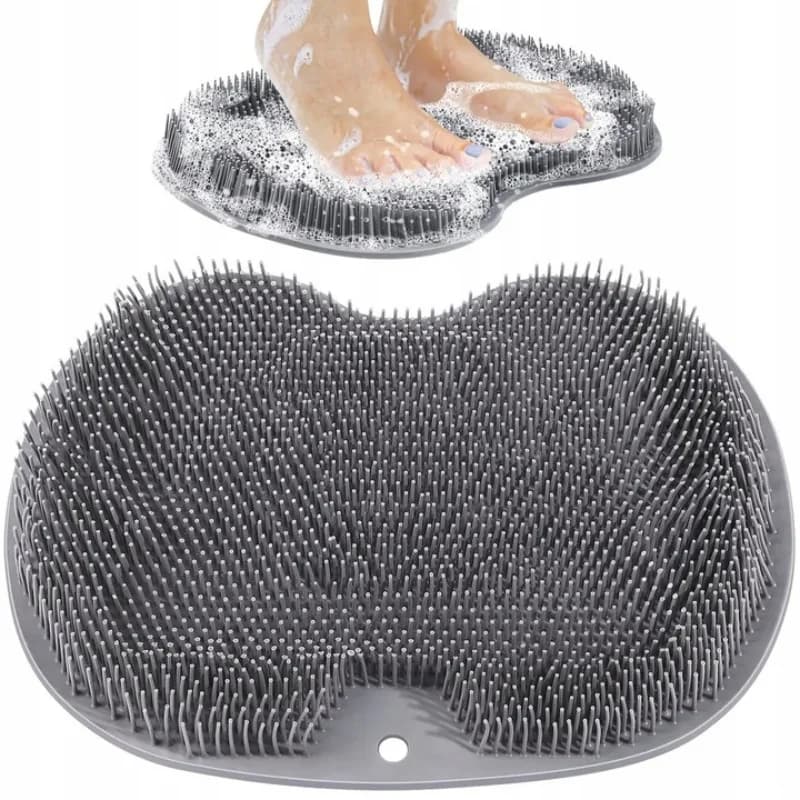 Silikonowa mata do mycia i masażu stóp - masuj i myj