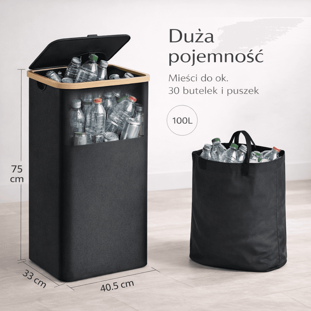 RECOVIA – pojemnik na butelki i puszki do systemu kaucyjnego