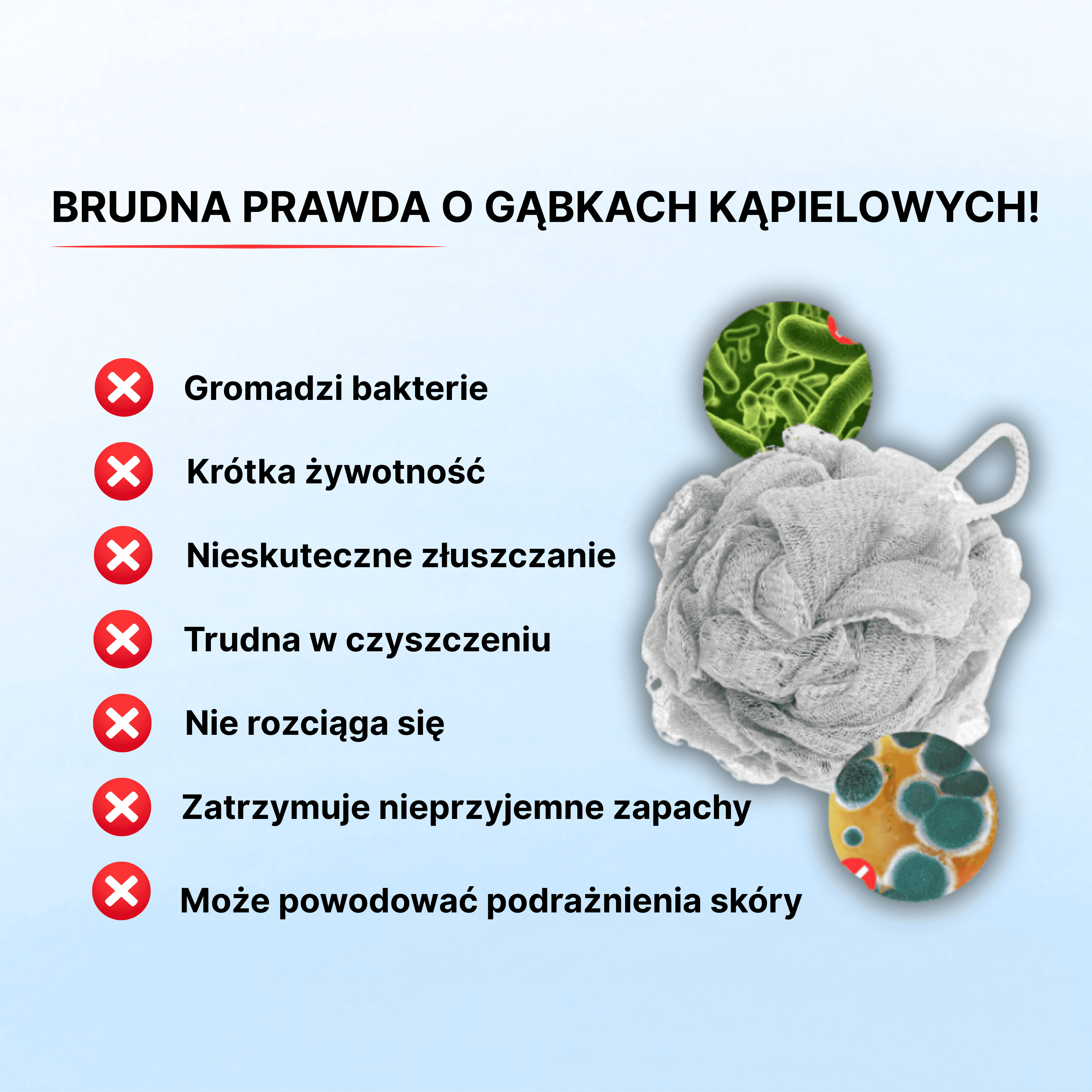 KŌJI - antybakteryjny, złuszczający ręcznik do skóry całego ciała z jonami srebra.