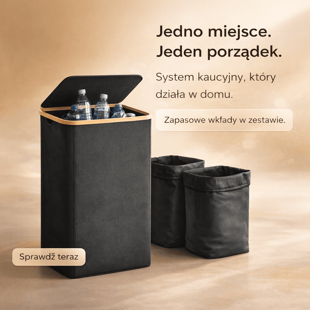 RECOVIA – pojemnik na butelki i puszki do systemu kaucyjnego