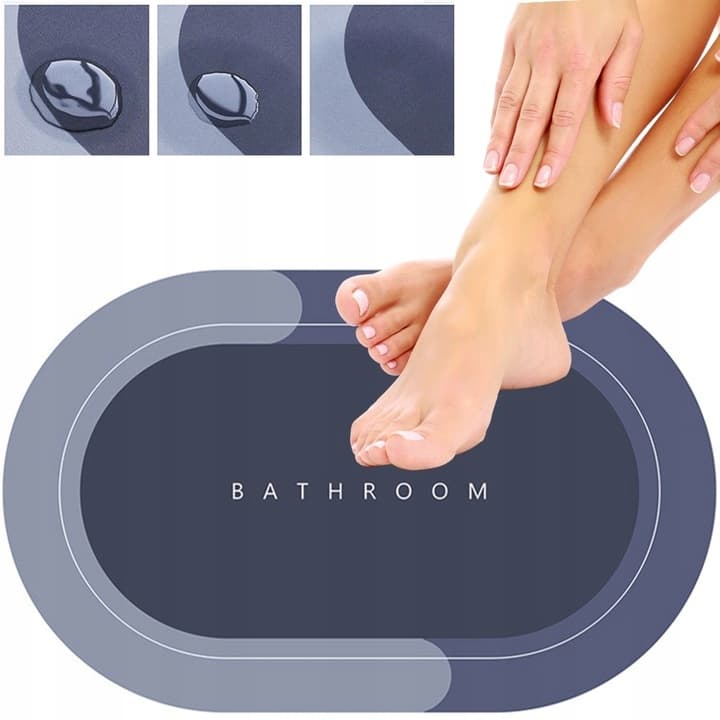 Szybkoschnąca Mata Antypoślizgowa do Łazienki